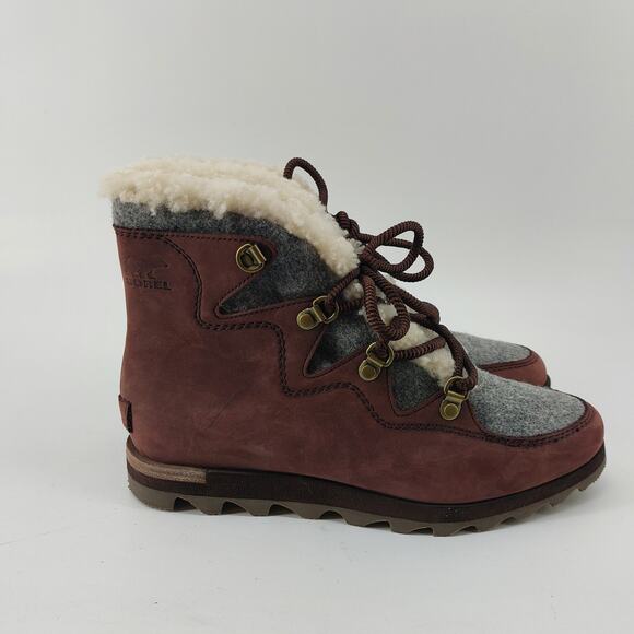 Sorel Womens Sneakchic Alpine Waterproof Booties Boots Size 8M - Picture 13 of 16